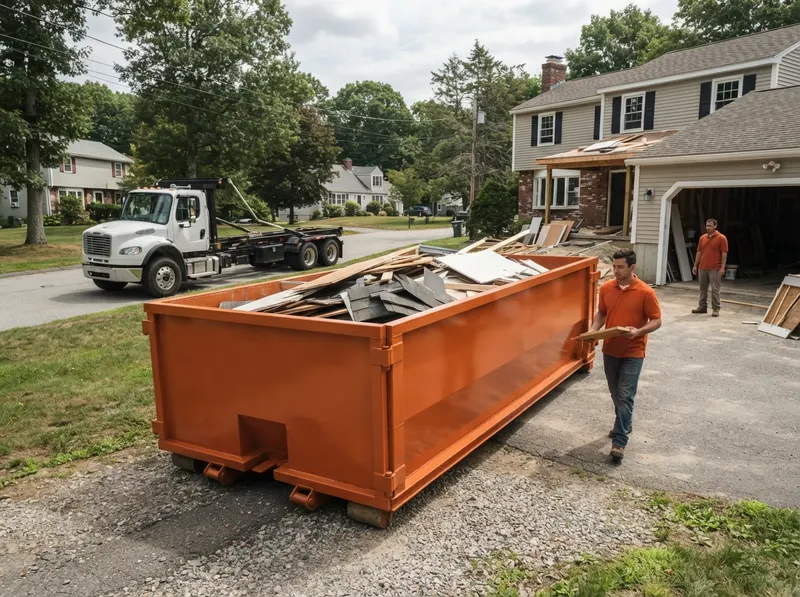 Construction & Demolition (C&D) Dumpster Rental in Massachusetts, MA